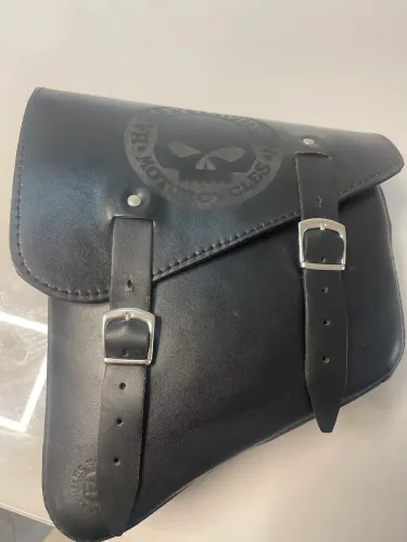 Alforge de balança couro legítimo Harley Davidson