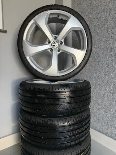 Rodas aro 20 5x112 com pneus novos