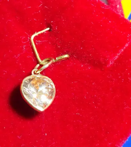 Pingente Ouro 18 Kilates Coração 7 mm
