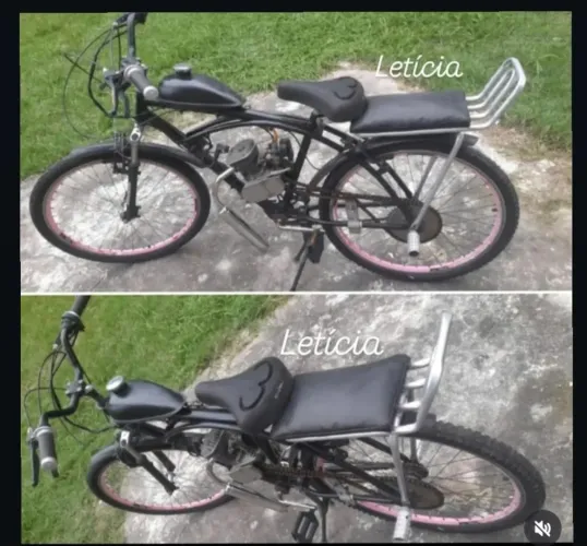 Bicicleta motorizada semi nova