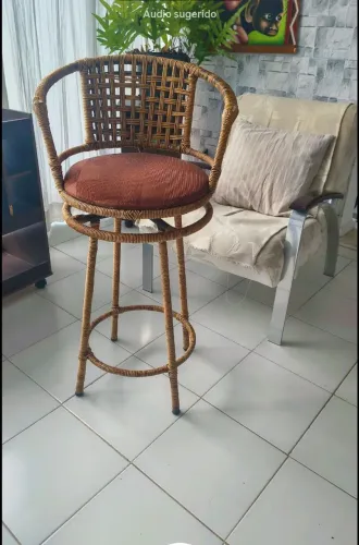 Baqueta alta giratória