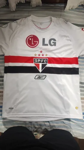 camisa do São Paulo FC de 2007 "Penta Único" (comemorativa do pentacampeonato brasileiro) 