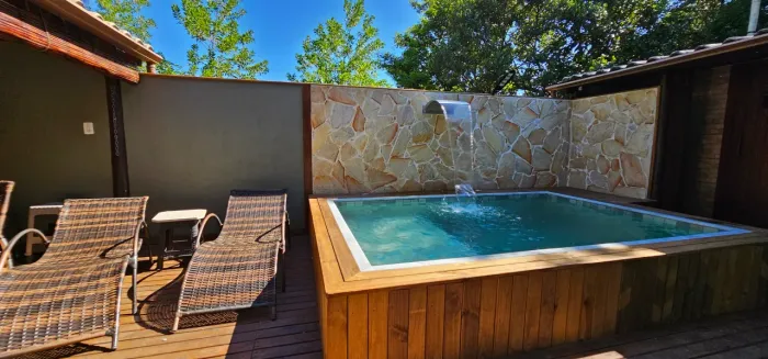 Casa Bismarckia 4 quartos 4 banheiros Piscina Hidro Cascata Sauna Churrasq Taipu de Fora -