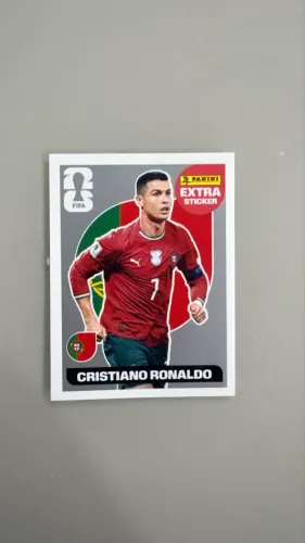 Figurinha do Cristiano Ronaldo em ótimo estado (Nova)