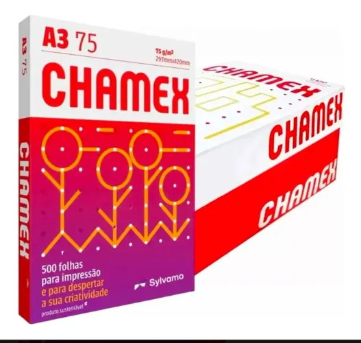 Chamex Caixa Fechada A3. Distribuidora. Entrega grátis em BH. 