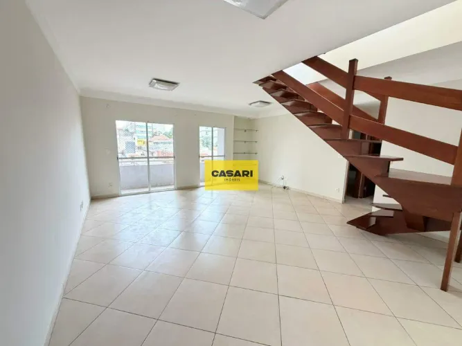 Cobertura Duplex 160m² com 3 Dormitórios e Área Gourmet  Baeta Neves | SBC