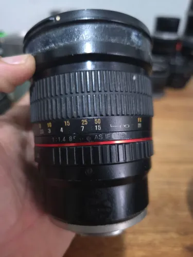 Lente cine rokinon 85mm 1.4 para sony