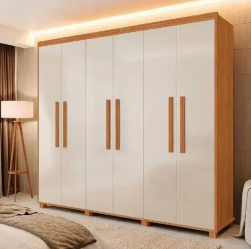 Roupeiro Madri 6 portas 100% MDF