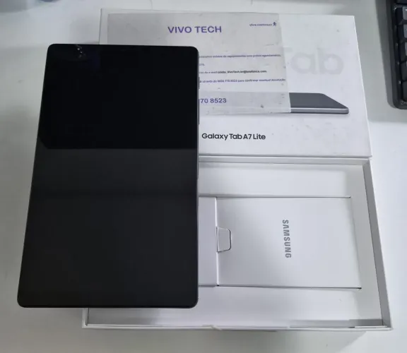 Tablet Samsung Galaxy Tab A7 Lite 8.7" com caixa