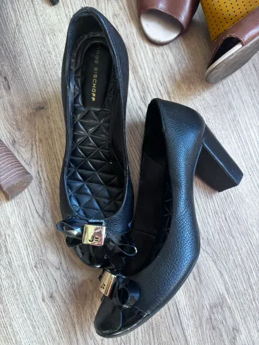 Sapato boneca preto 