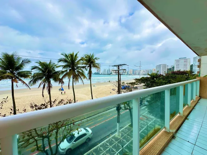 Apartamento para Locação Anual beira mar n na Pitangueiras no Guarujá | QVista Inteligênci