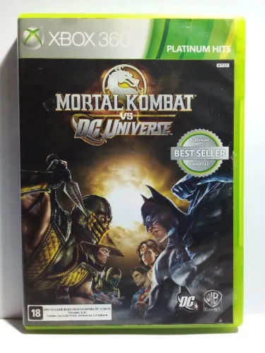 Mortal Kombat Vs Dc Universe - Xbox 360 - Original - Mídia Física