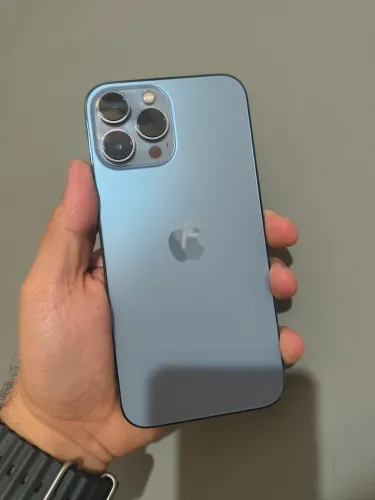 iPhone 13 Pro Max 512Gb azul Sierra bateria 100% de saúde