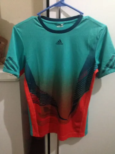 camisa de tênis infantil adidas adizero tamanho P