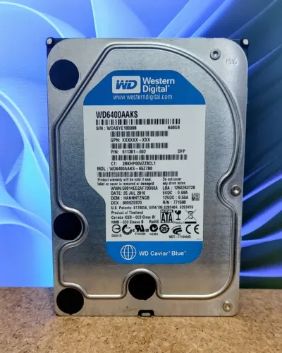 HD Desktop 640GB Western Digital Caviar Blue 3.5" SATA - WD6400AAKS