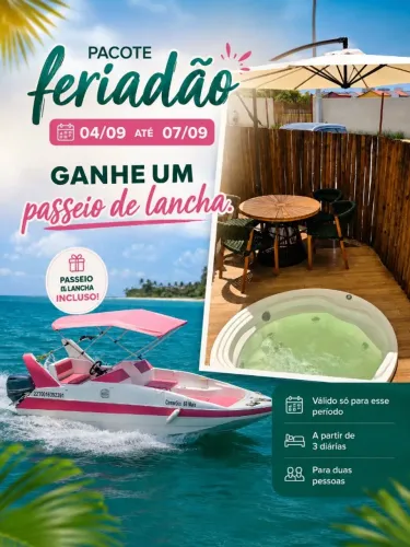 Studio Hidro Privativa Praia dos Carneiros