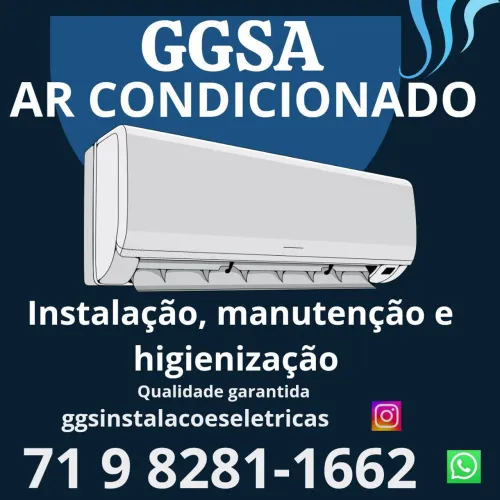 Instalação e limpeza de ar condicionado