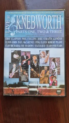 DVD Duplo Live At Knebworth - Pink Floyd, McCartney, Clapton (Original)