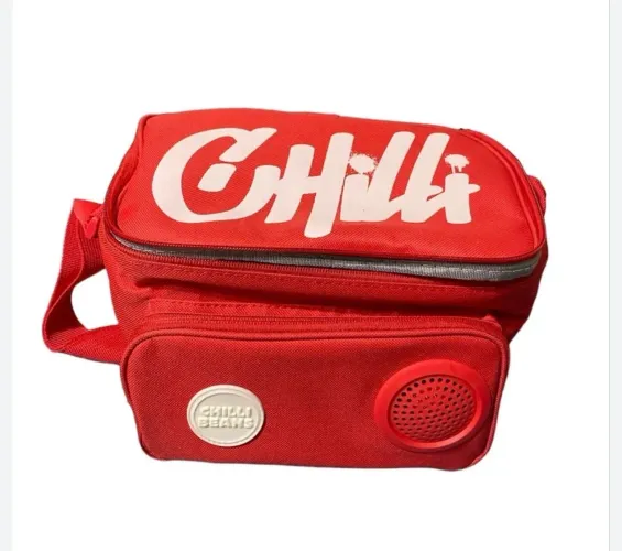 Bolsa Térmica Chilli Beans Com Caixa de Som Embutida - Vermelha