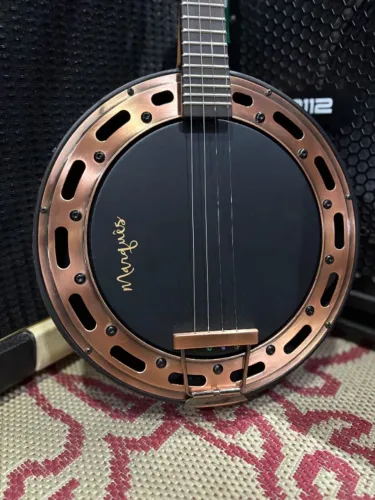 Banjo Marquês Baj221 preto aro em cobre elétrico BAJ-221BKSEQ