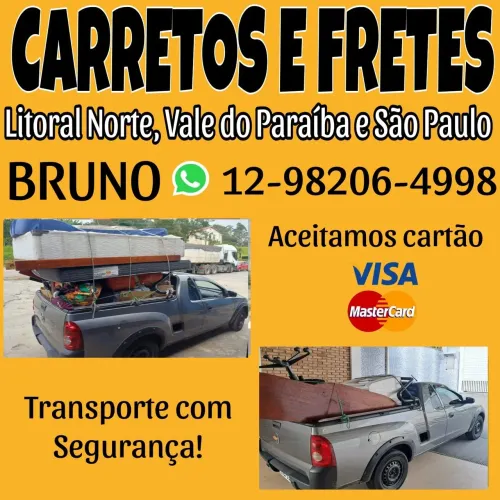 Faço Carretos e Fretes WhatsApp *