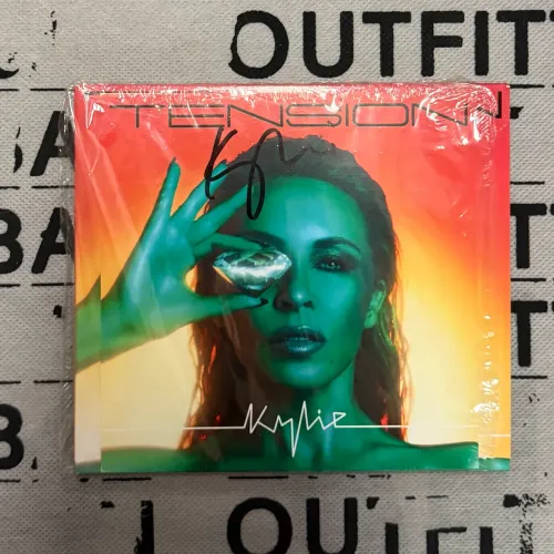 CD AUTOGRAFADO Kylie Minogue - Tension (ABERTO) Padam