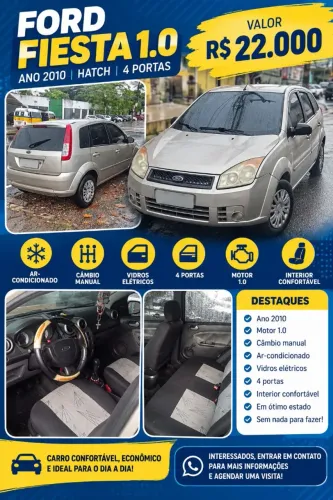 Ford Fiesta 1.0 8V Flex/class 1.0 8V Flex 5P 2010