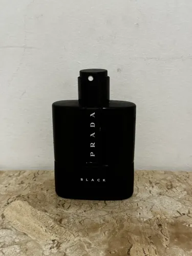 Frasco Perfume Prada Black Vazio - Original