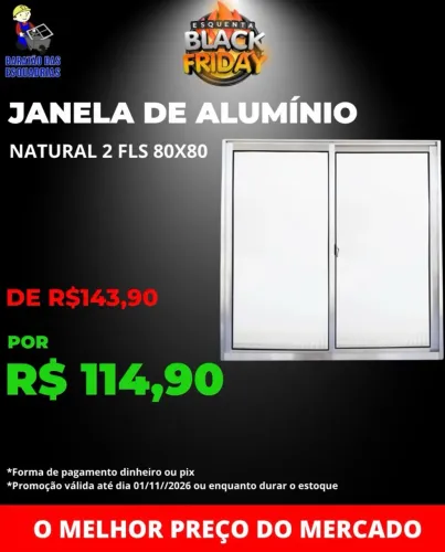 JANELA DE ALUMINIO - Promoção!