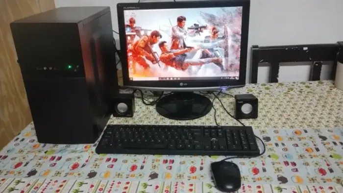 pc completo i5 com 8gb de memoria w10,ssd com jogos barbada