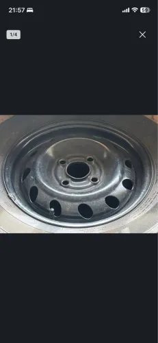 Rodas aro 13 com pneus