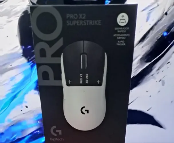 Mouse Logitech GPRO X2 SUPERSTRIKE *Lacrado Nota Fiscal 
