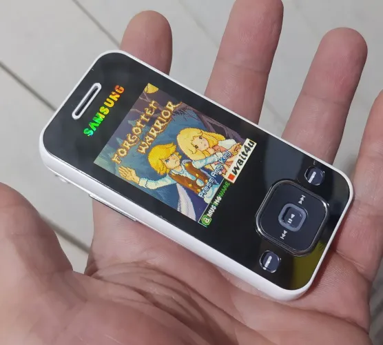 Samsung f250 celular antigo slaide pequeno lindo 