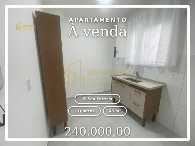 São Patrício: Apartamento Aconchegante com 2 Quartos e Piscina no Condomínio!