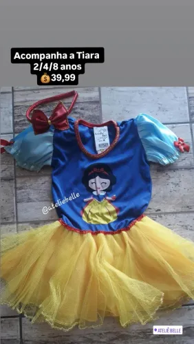 Vendo Fantasia da Branca de Neve