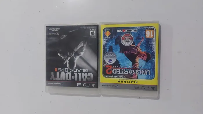Call of duty e uncharted jogo de Playstation 3
