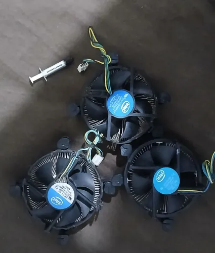 3 Cooler Box Intel + Pasta térmica 