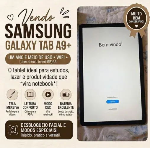 Samsung tab A9+ 64 GB
