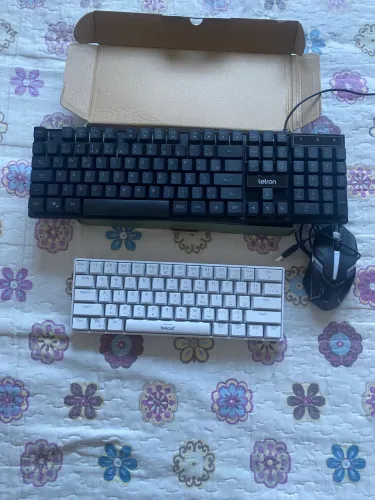 DOIS TECLADOS E MOUSE GAMER