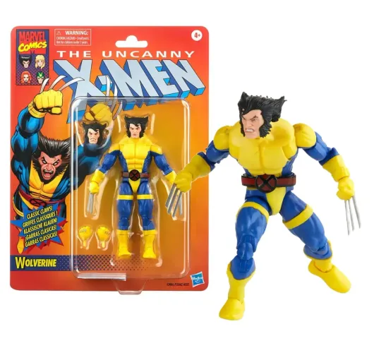 Wolverine X-Men Marvel Legends Hasbro Retro Card