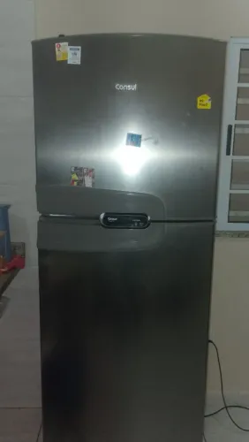 Vendo geladeira duplex inox