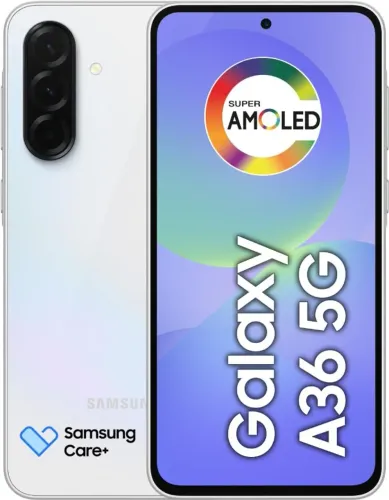 Celular Samsung Galaxy A36 5G 256GB, 8GB RAM, Recursos AI (Branco)