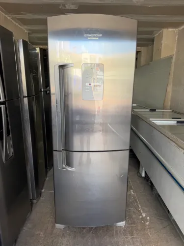 GELADEIRA BRASTEMP INVERSE INOX 500 LITROS FROST FREE 