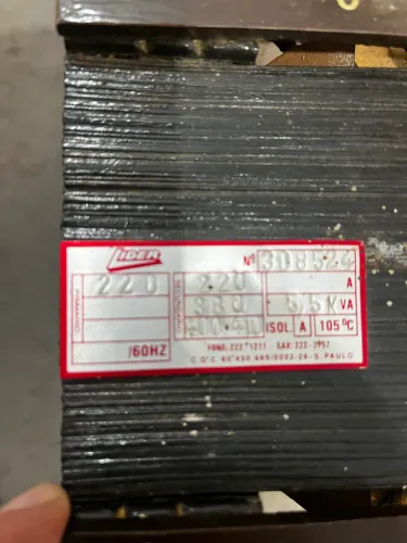 ? Transformador 5,5 kVA ? Marca Líder