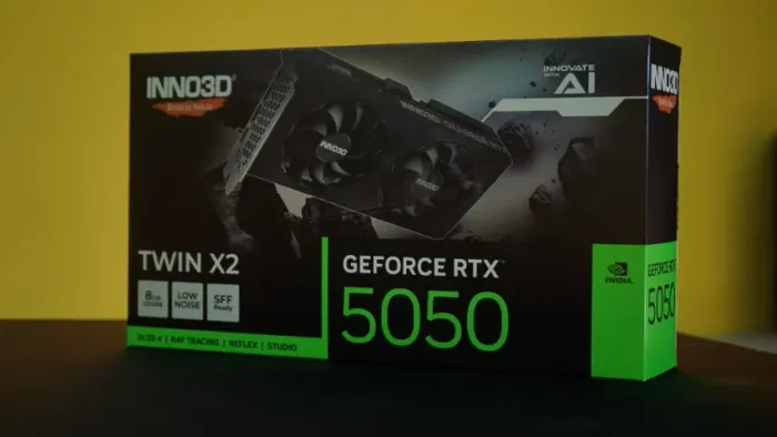 Placa de Vídeo Inno3D GeForce RTX 5050 8GB GDDR6 Twin X2