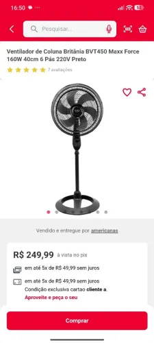 Ventilador Britânia