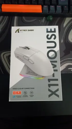 Mouse Gamer Attack Shark X11 - NOVO LACRADO