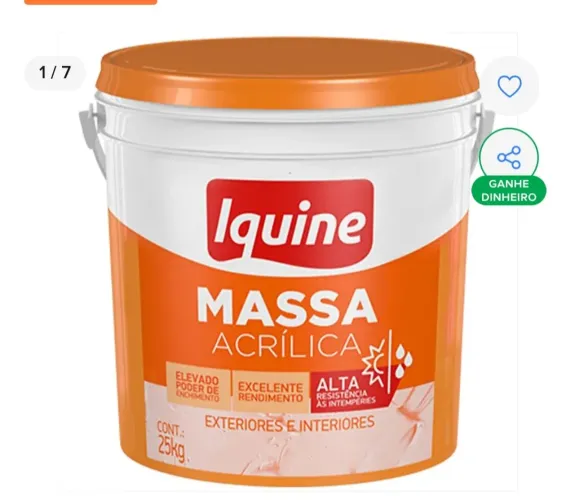 Massa Acrílica 25 kg