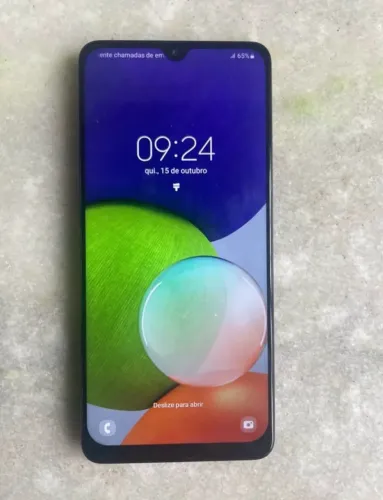 Vendo Samsung a22 NFC 128 gigas 6 de RAM impressão digital todo bom aparelho top