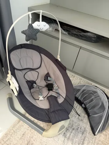 Cadeira de balanço para bebê elétrica 